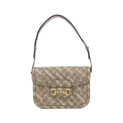 Gucci Brown Canvas Horsebit