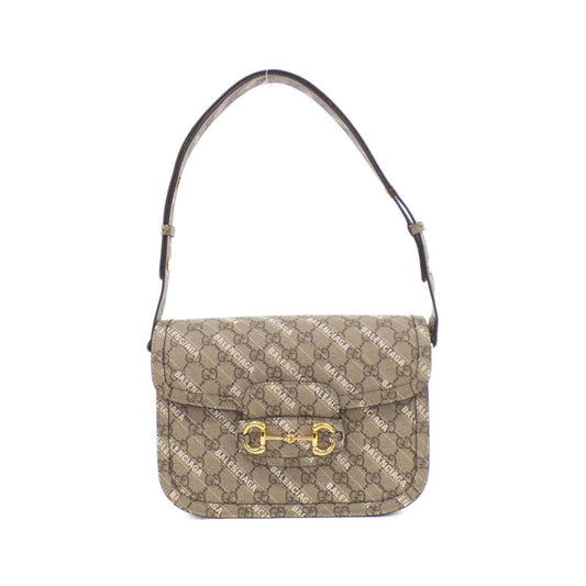 Gucci Brown Canvas Horsebit