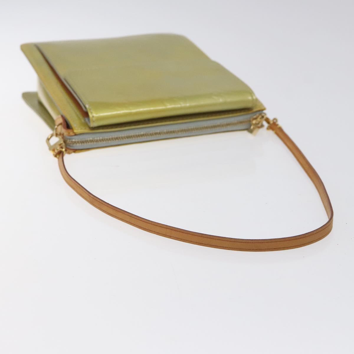 Louis Vuitton Gray Patent Leather Mott