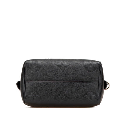 Louis Vuitton Black Leather Speedy Bandoulière 20