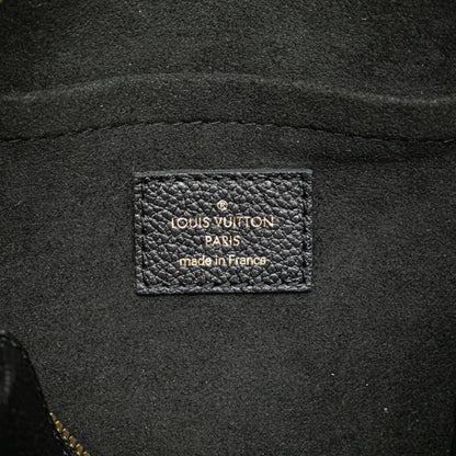 Louis Vuitton Black Leather Speedy Bandoulière 20