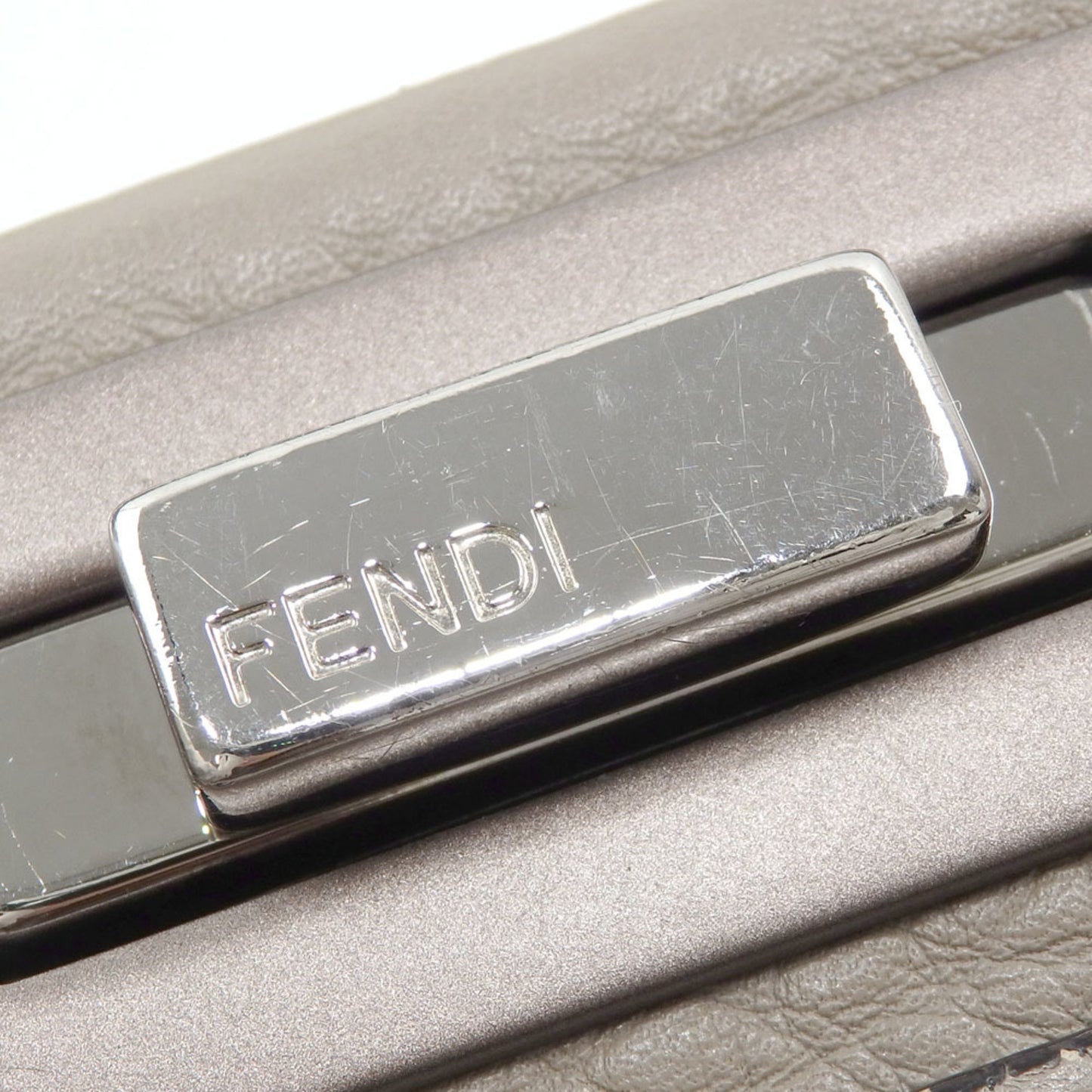 Fendi Brown Leather Peekaboo
