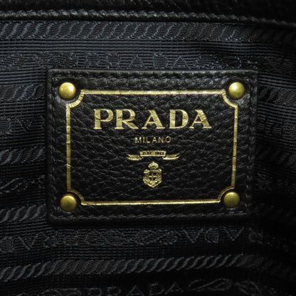 Prada Black Leather Vitello