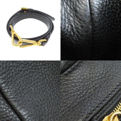 Prada Black Leather Vitello