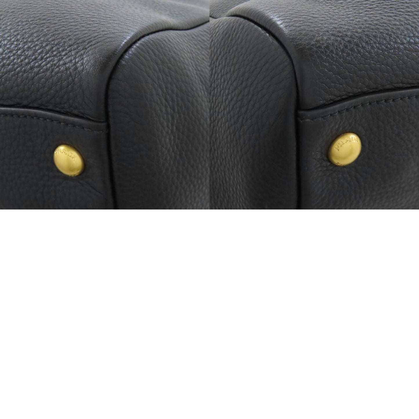 Prada Black Leather Vitello