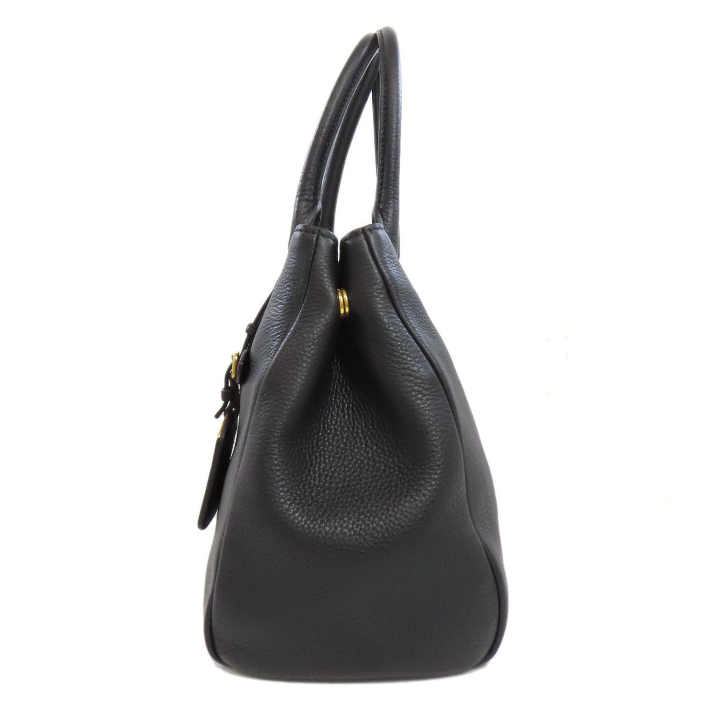Prada Black Leather Vitello