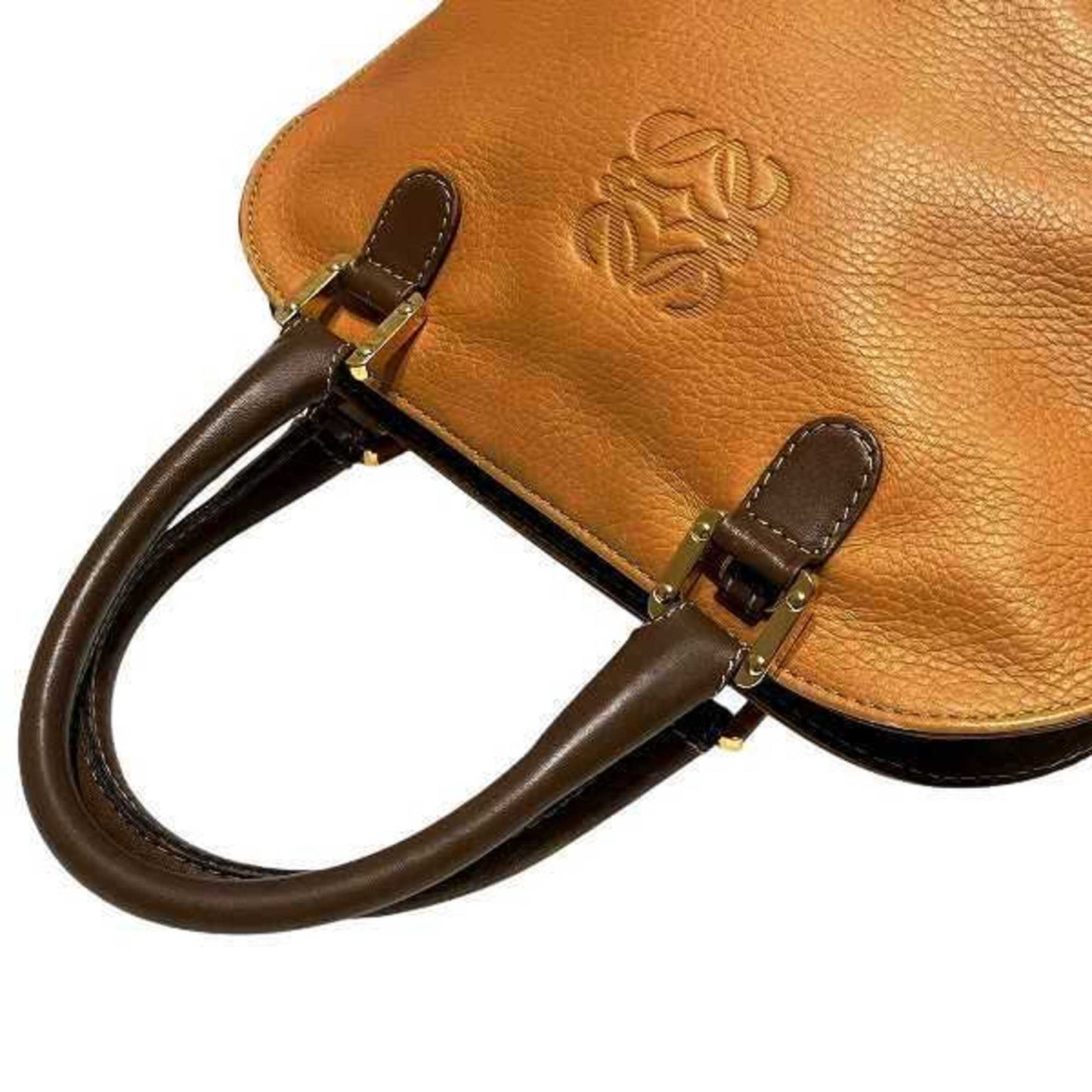 Loewe Brown Leather Anagram