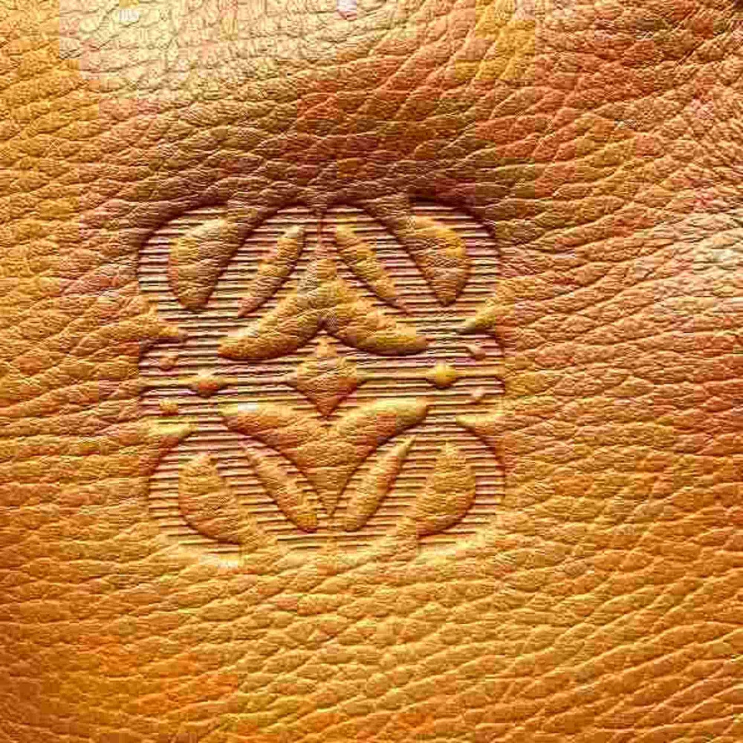 Loewe Brown Leather Anagram