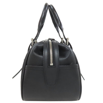 Burberry Black Leather Nova Check