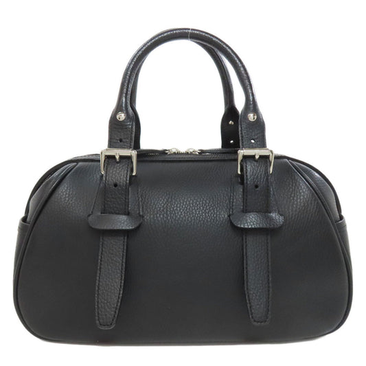 Burberry Black Leather Nova Check