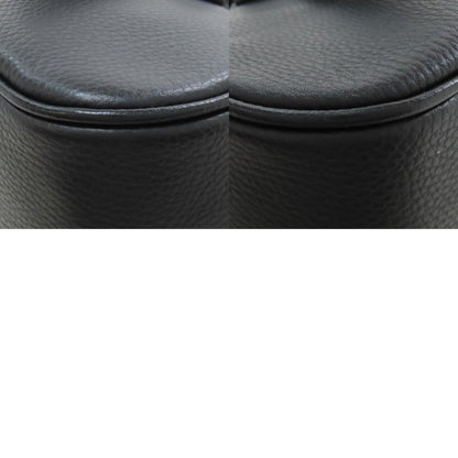 Burberry Black Leather Nova Check