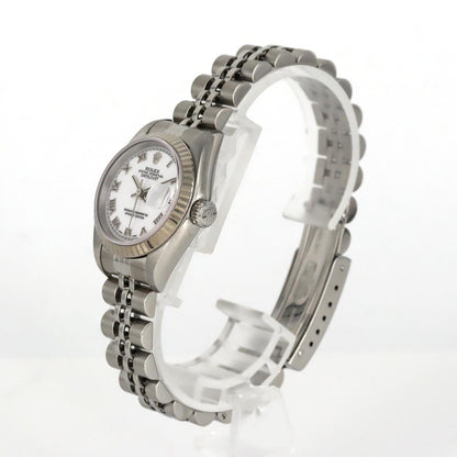 Rolex White Steel Lady Datejust 26mm