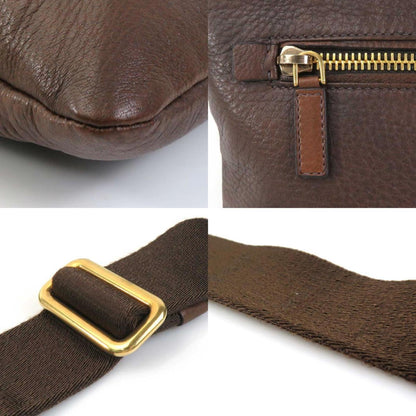 Prada Brown Leather Saffiano