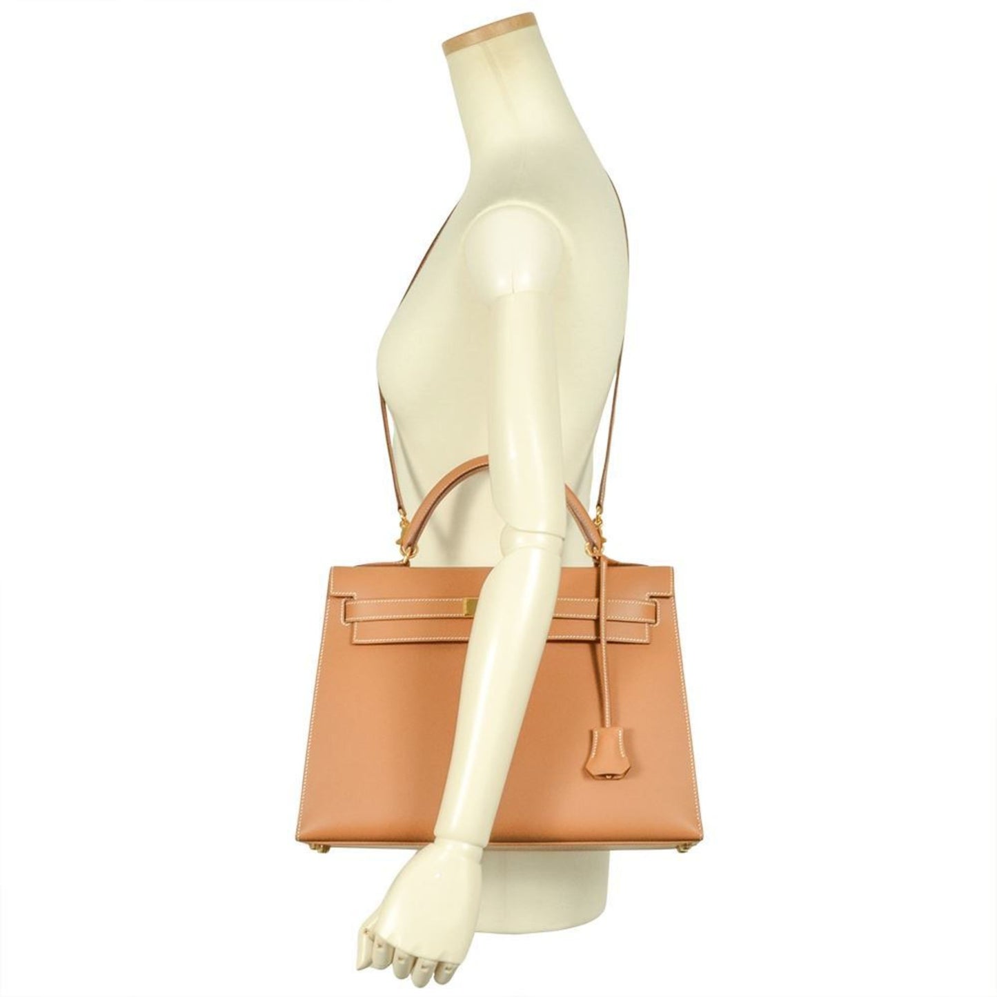 Hermès Brown Leather Kelly 32