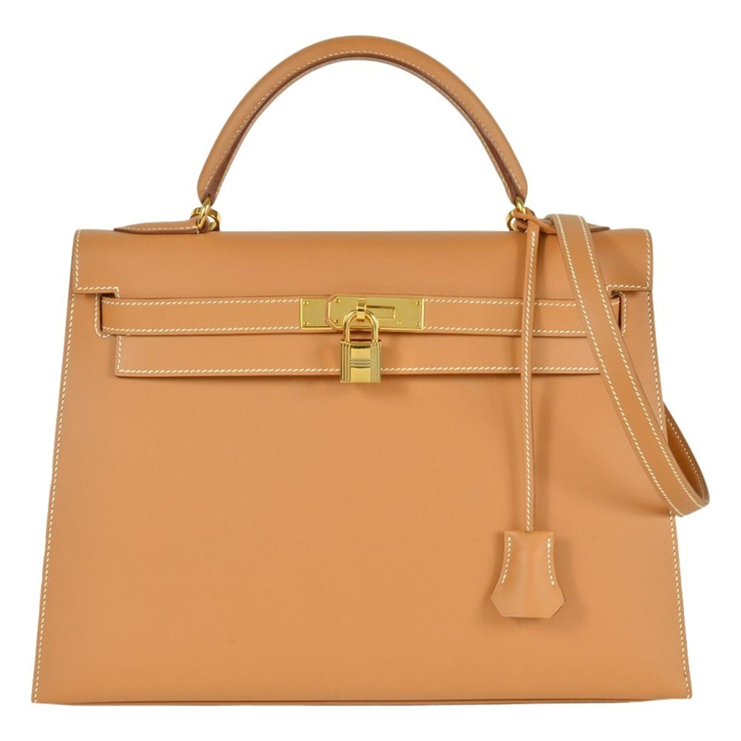 Hermès Brown Leather Kelly 32