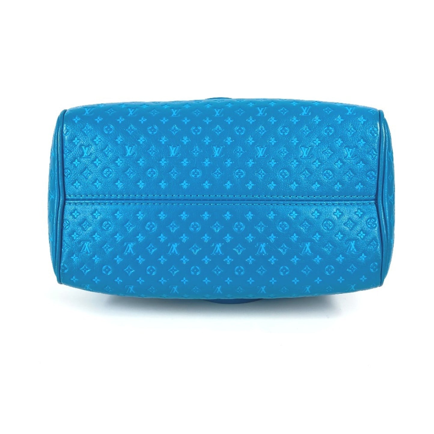 Louis Vuitton Blue Leather Speedy Bandoulière 20