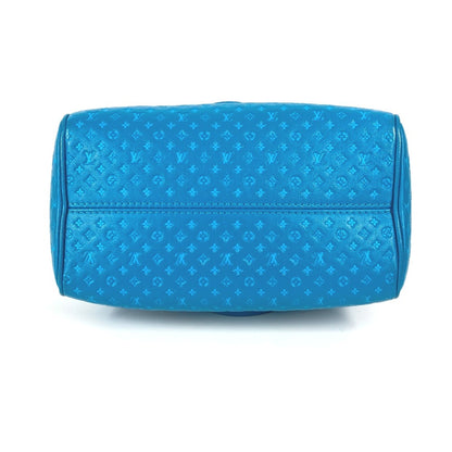 Louis Vuitton Blue Leather Speedy Bandoulière 20