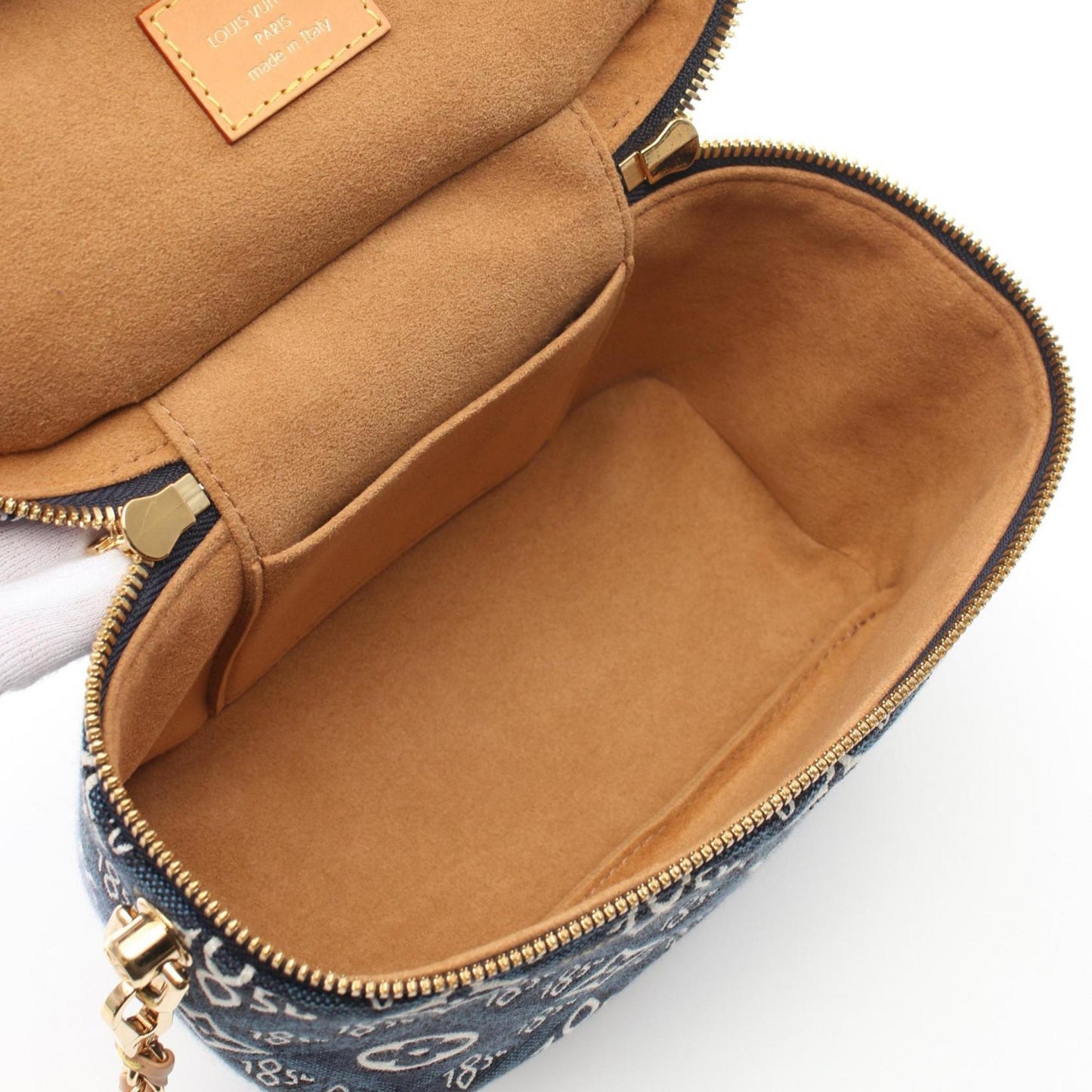 Louis Vuitton Blue Canvas Vanity