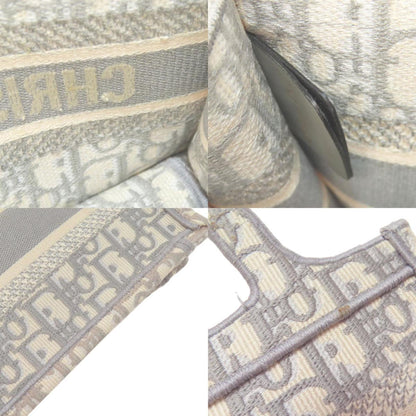 Dior Gray Canvas Book Tote