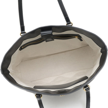 Gucci Black Leather Gg Matelassé