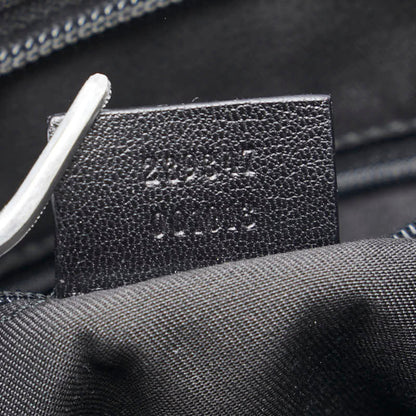 Gucci Black Leather Guccissima