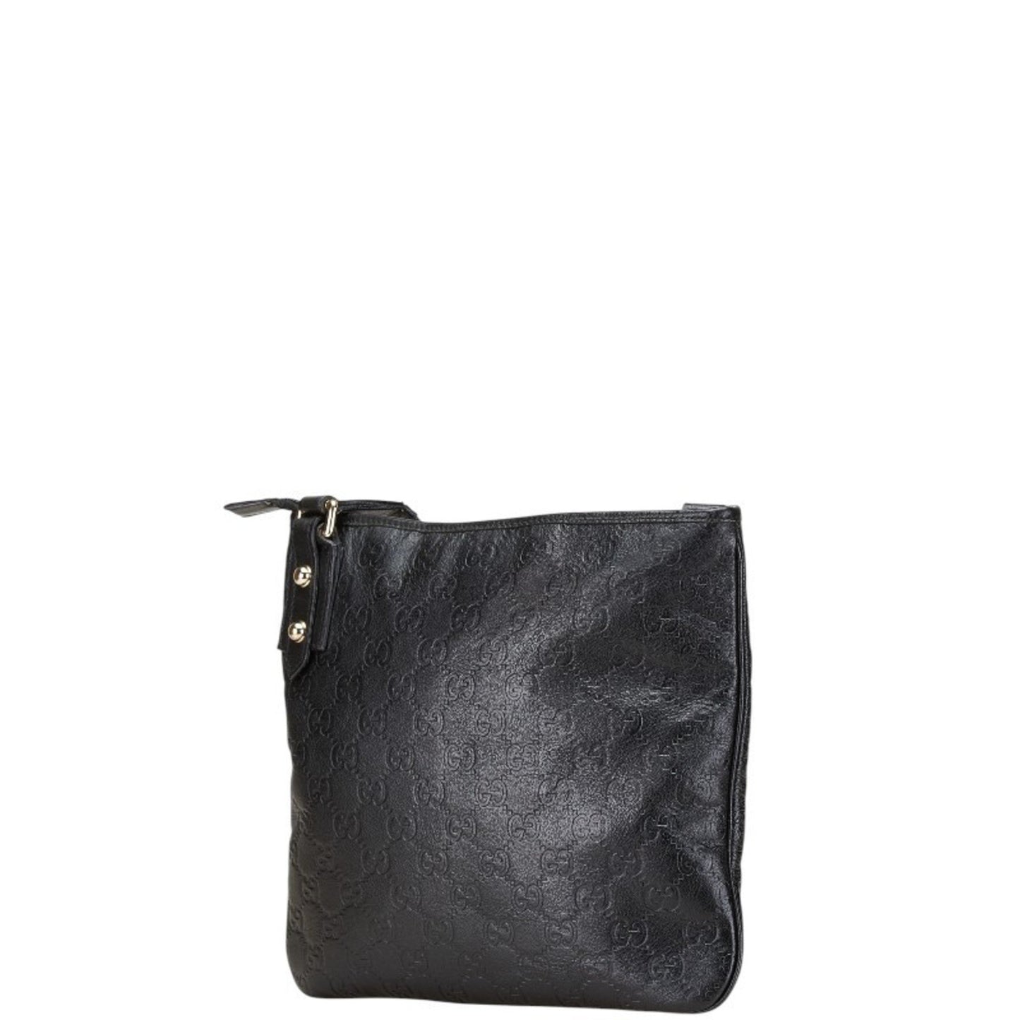 Gucci Black Leather Guccissima
