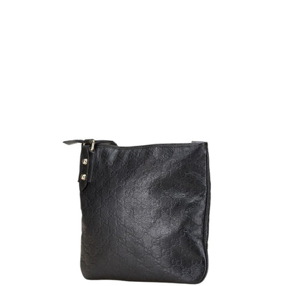 Gucci Black Leather Guccissima