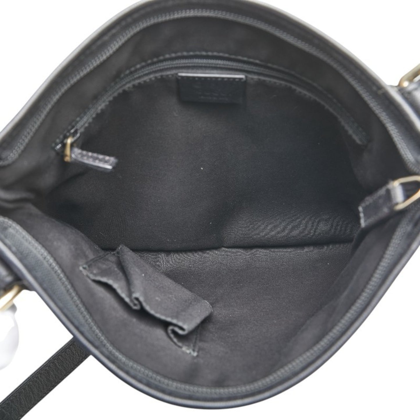 Gucci Black Leather Guccissima