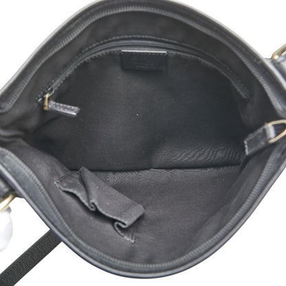 Gucci Black Leather Guccissima