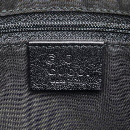 Gucci Black Leather Guccissima