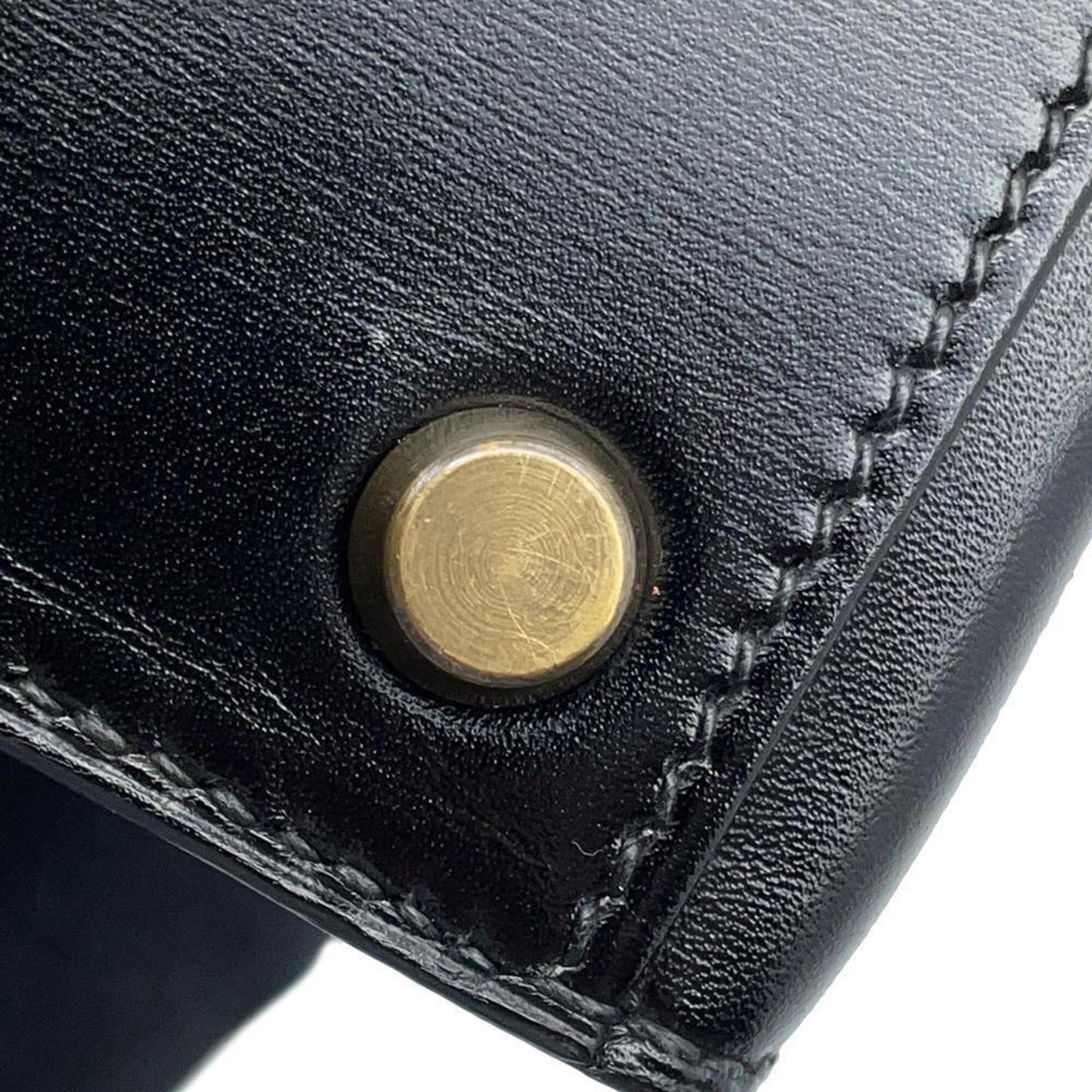 Hermès Black Leather Kelly Mini