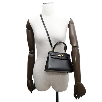 Hermès Black Leather Kelly Mini