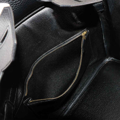Hermès Black Leather Birkin 30