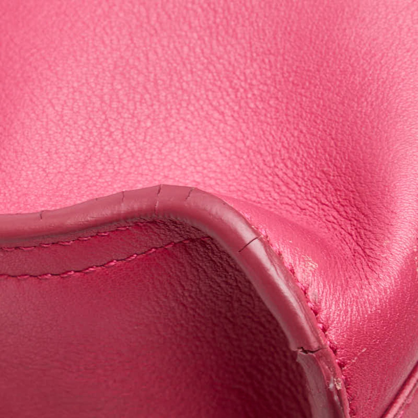 Saint Laurent Pink Leather Y Line