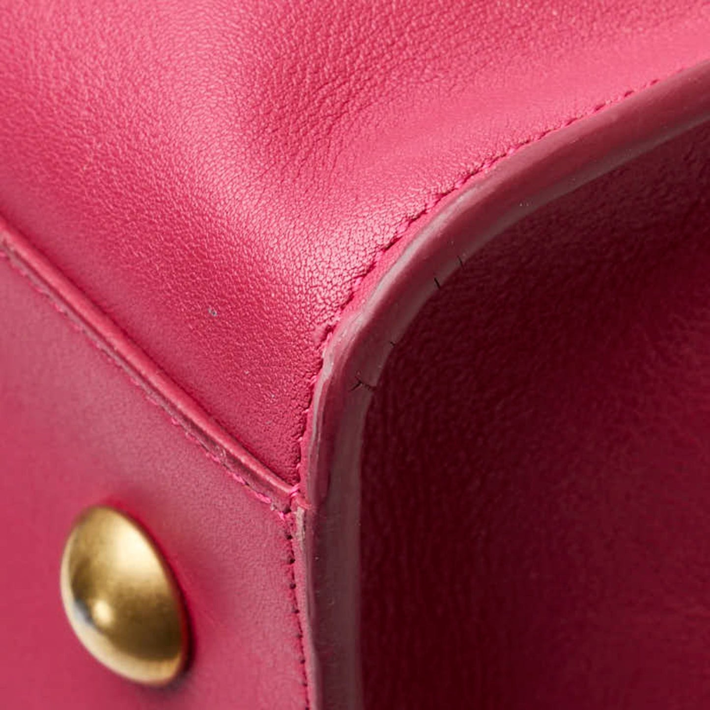 Saint Laurent Pink Leather Y Line