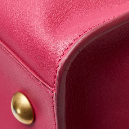 Saint Laurent Pink Leather Y Line