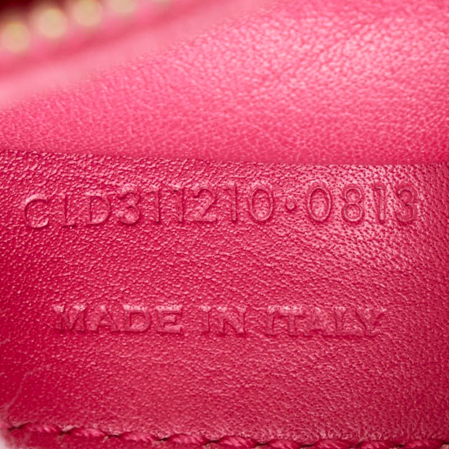 Saint Laurent Pink Leather Y Line