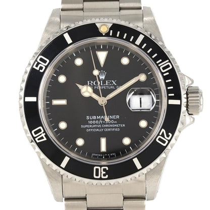Rolex Black Steel Gmt Master