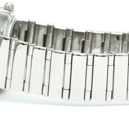 Omega White Steel Constellation