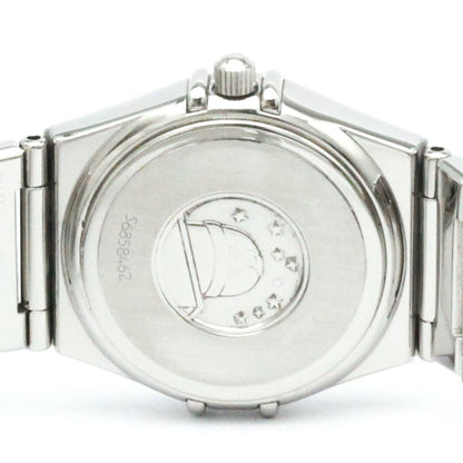 Omega White Steel Constellation