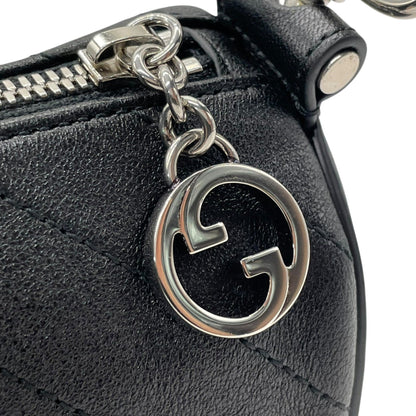 Gucci Black Leather Interlocking G