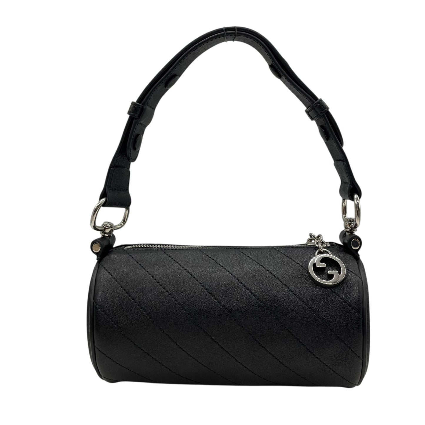 Gucci Black Leather Interlocking G