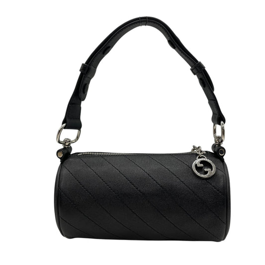 Gucci Black Leather Interlocking G