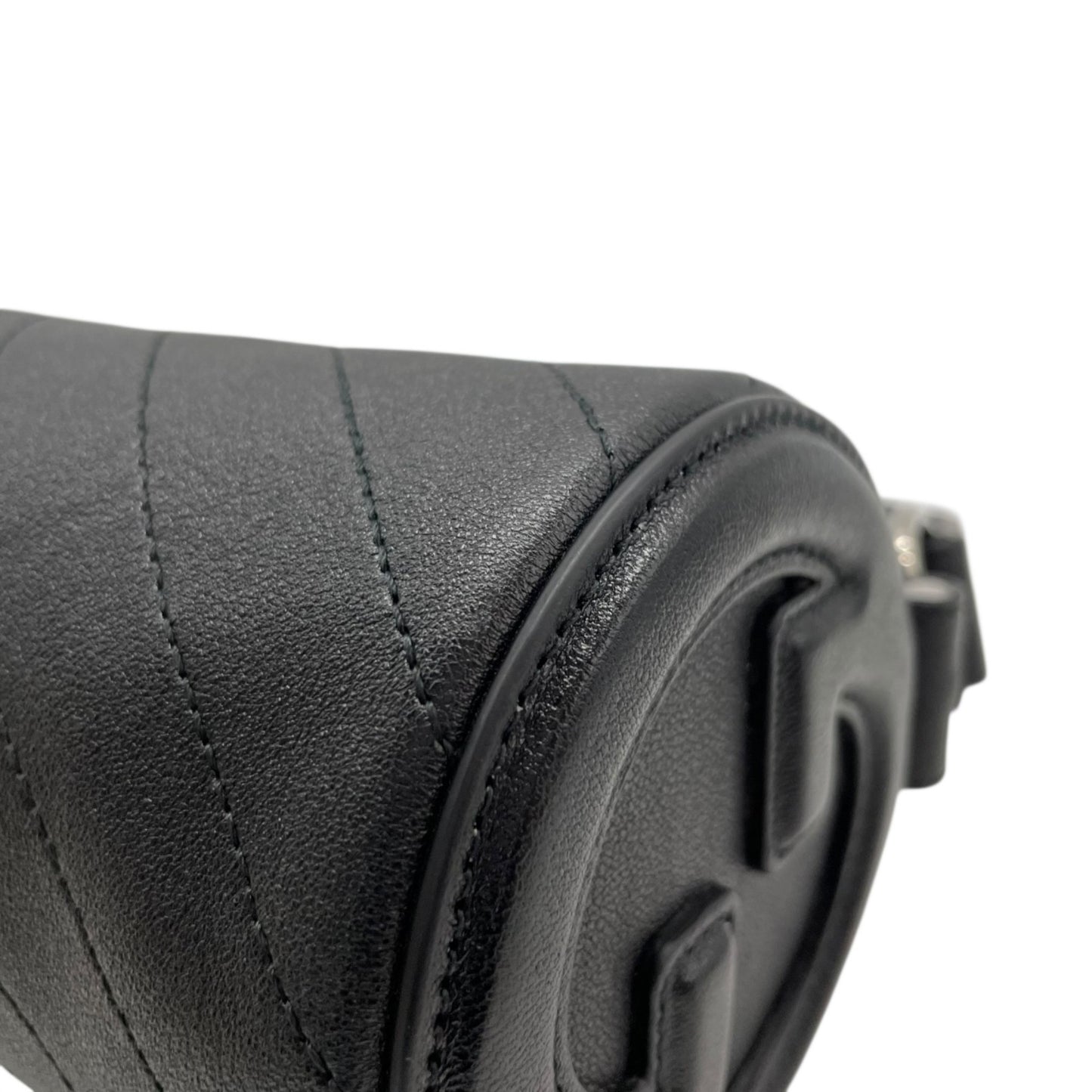 Gucci Black Leather Interlocking G