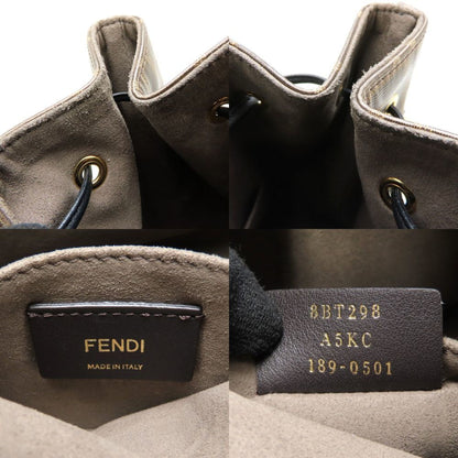 Fendi Brown Canvas Mon Trésor