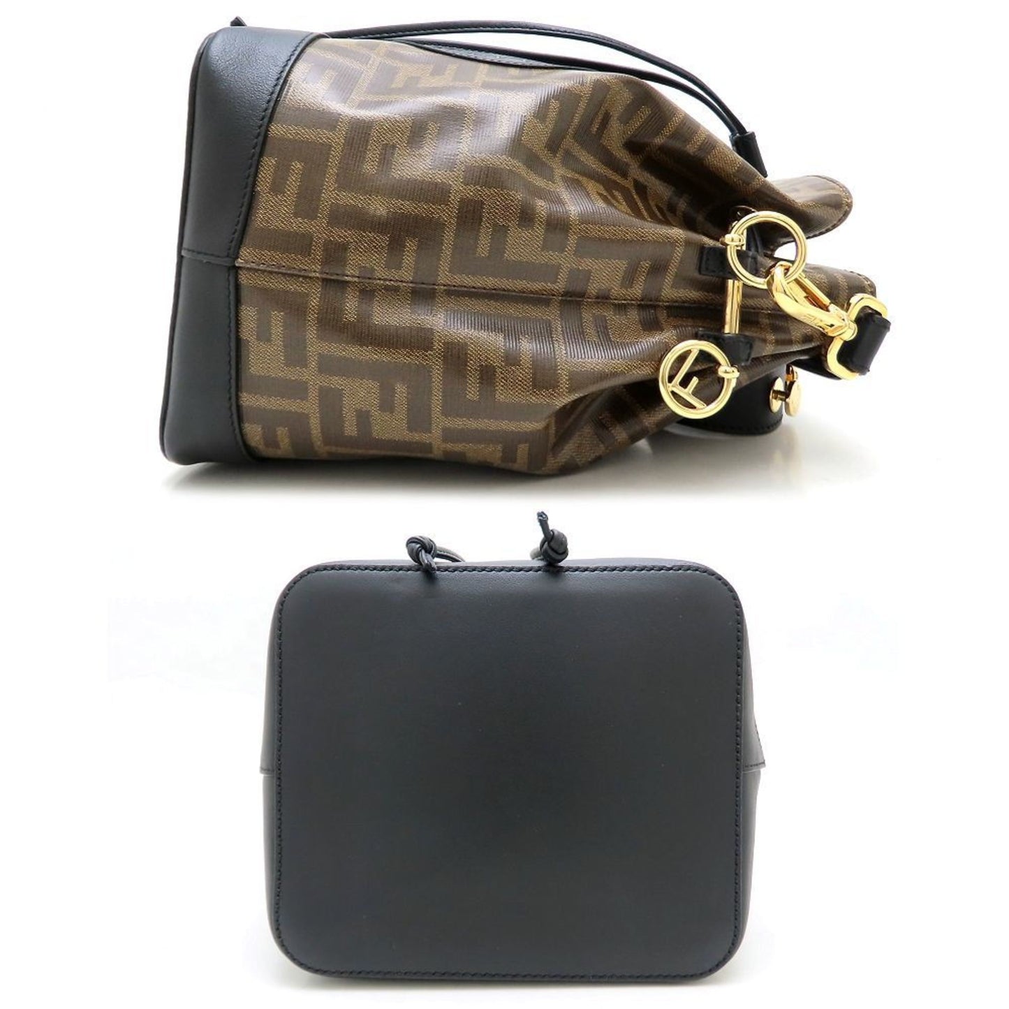 Fendi Brown Canvas Mon Trésor