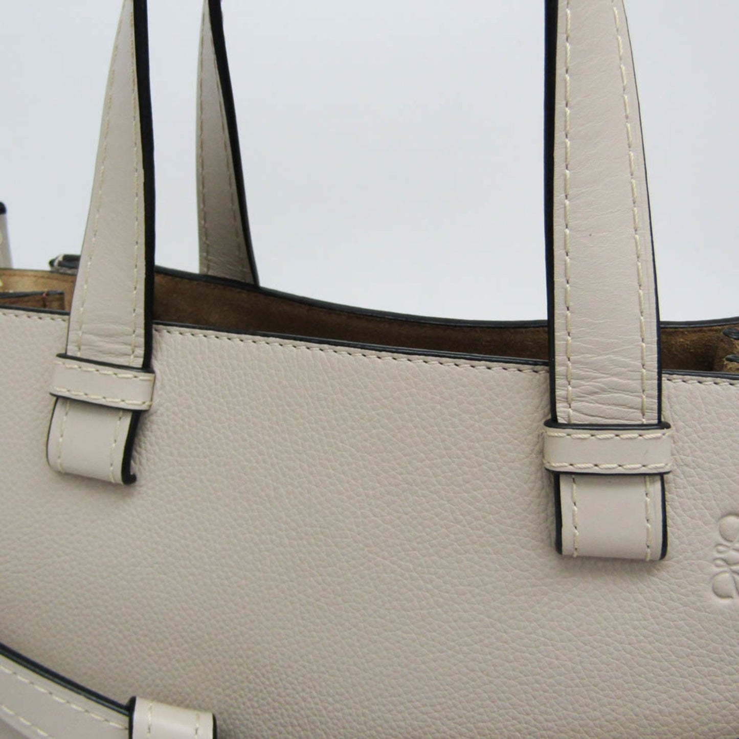 Loewe Brown Leather Gate Top Handle