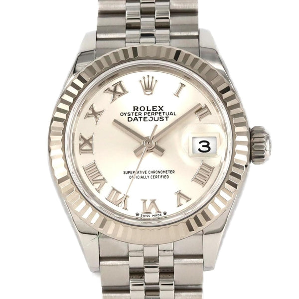 Rolex White Steel Lady Datejust 26mm