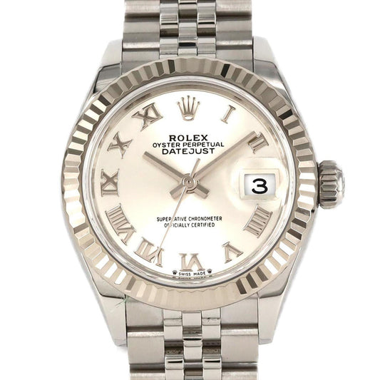 Rolex Silver Steel Lady Datejust 28mm
