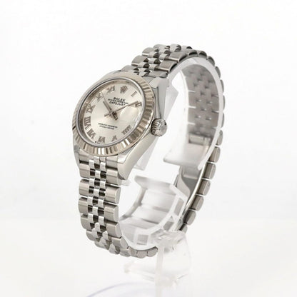 Rolex White Steel Lady Datejust 26mm